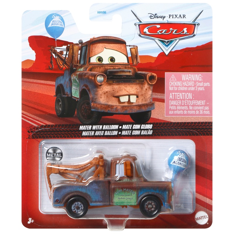 Disney Cars Diecast Car Mater with Balloon 1:55 Scale