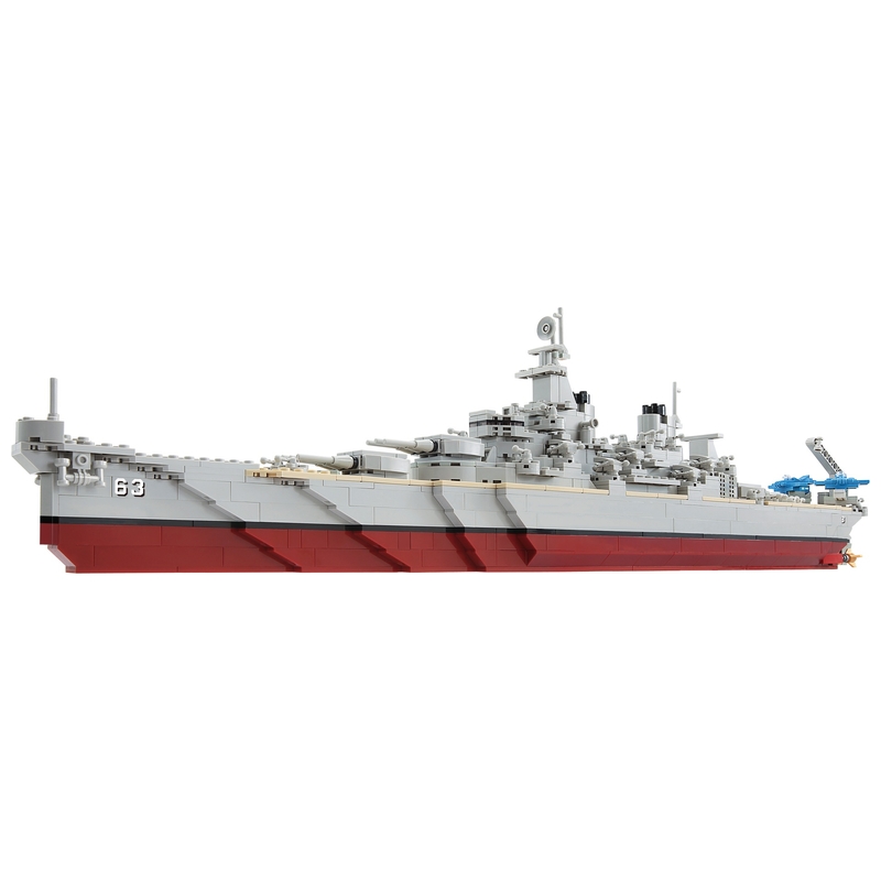 Cuirassé Missouri U.S. Navy BB63 à Construire