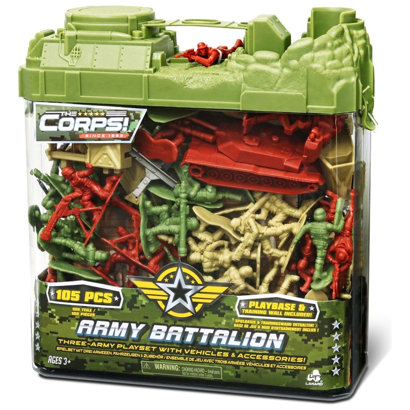 The Corps Elite Speelset Army Batallaion 104-delig