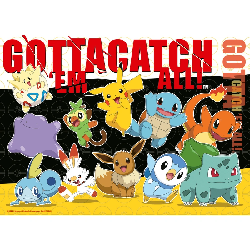 Pokemon Ravensburger Pokémon Jigsaw Puzzles Bumper Pack 4 x 100 Pieces Assortment view 6