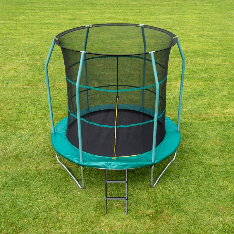 Secure safety net on 8ft trampoline UK