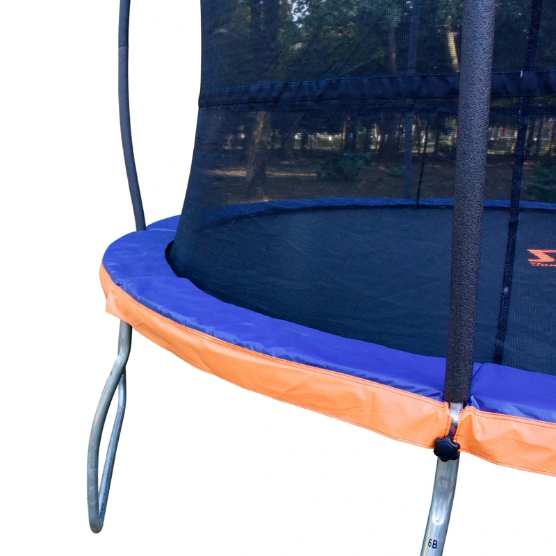 Close-up of trampoline padding UK
