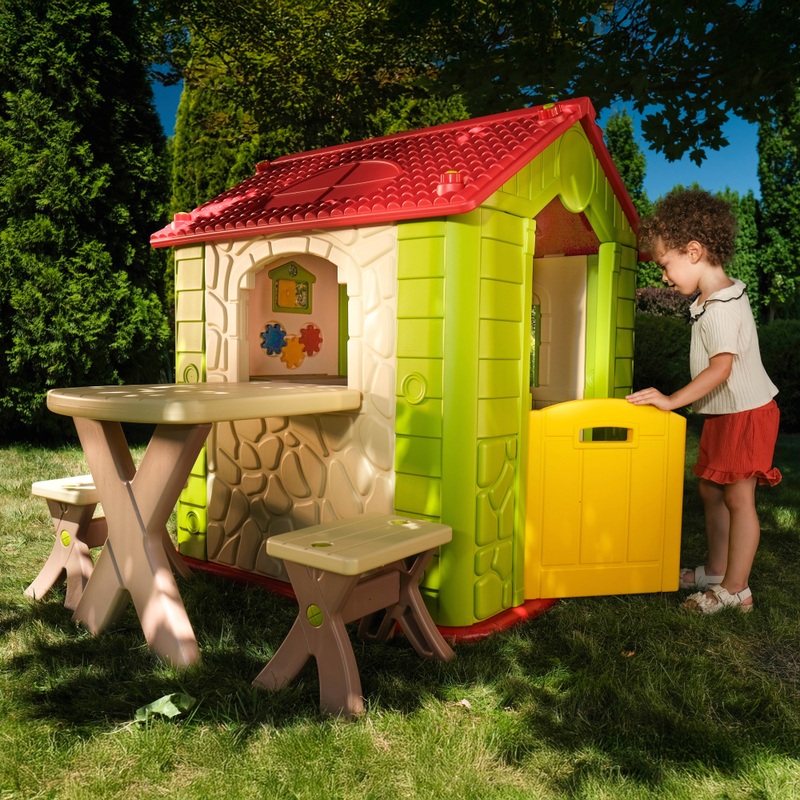 Maison de jardin Deluxe Avec Table Et Chaises