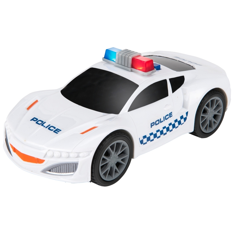 Super Wheelz Speelgoedauto Politieauto met Licht en Geluid 18 cm
