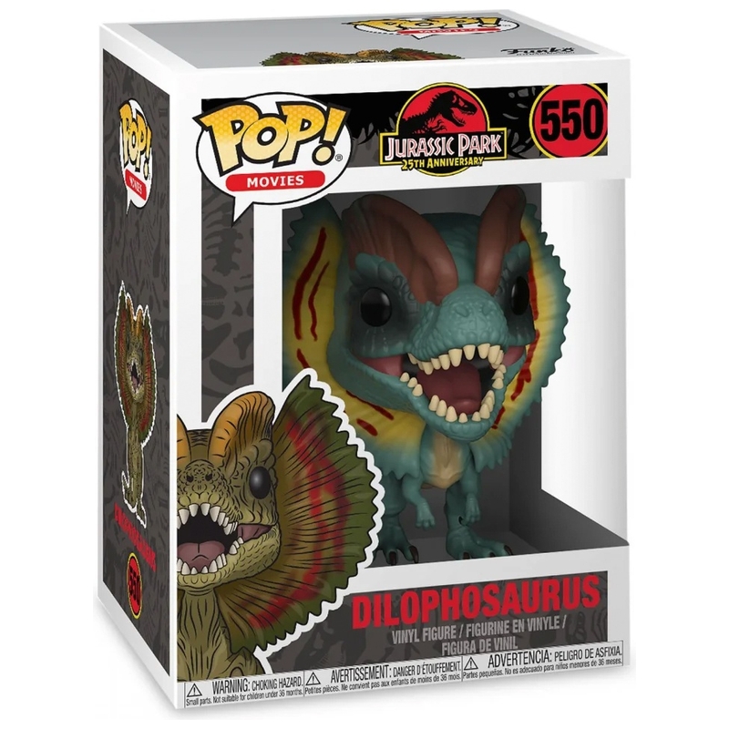 Funko POP! Figurine 550 Jurassic Park Dilophosaure