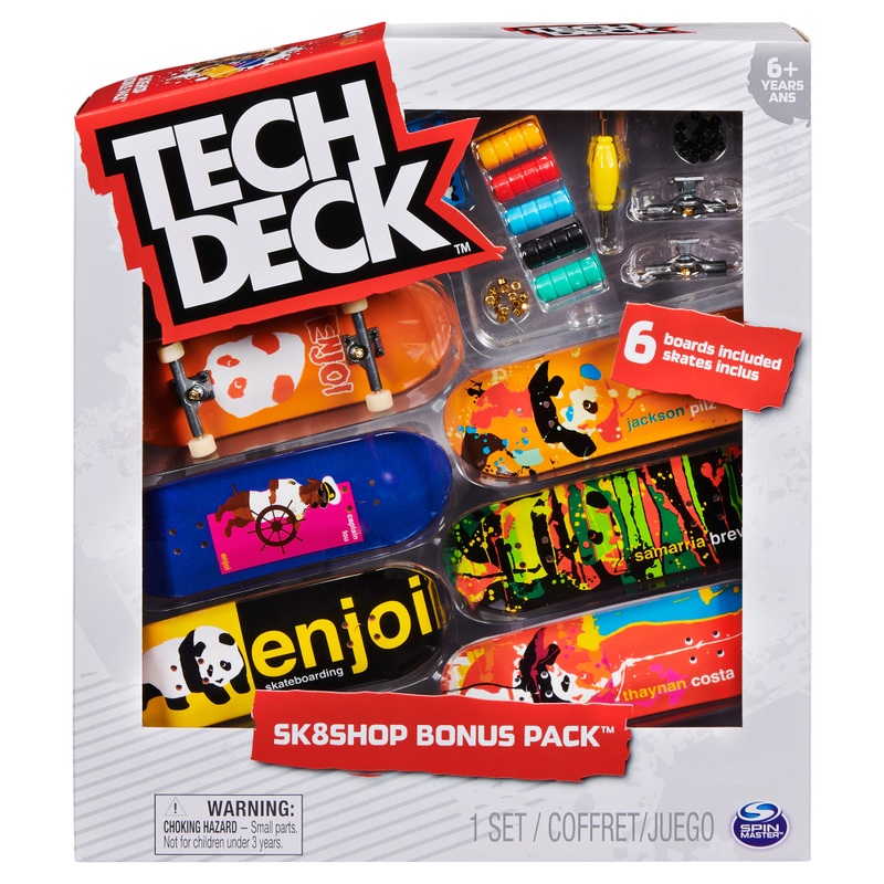 Tech Deck Finger Skateboard Sk8 Shop Bonus 6 Pack