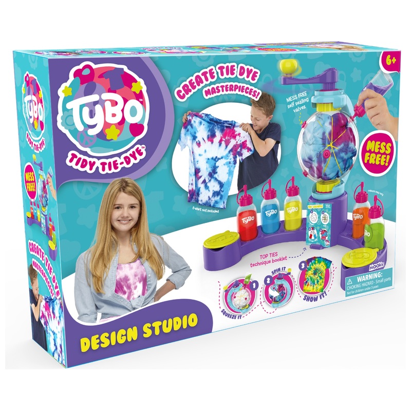 Kit de Teinture Tissu Tie Dye Design Studio
