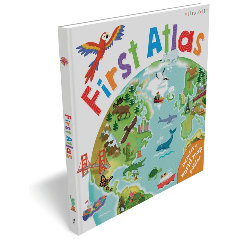 Miles Kelly First Atlas Hardback Book