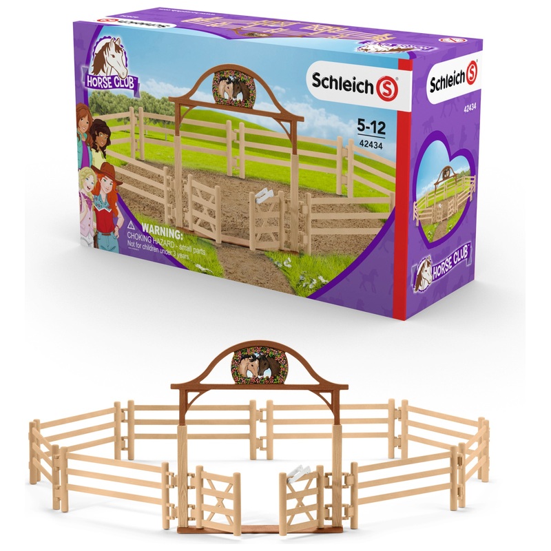 schleich HORSE CLUB 42434 Paardenwei met Toegangspoort