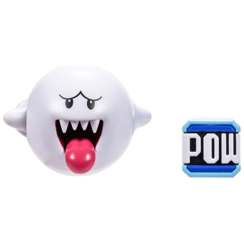 Nintendo Super Mario Boo Figure with POW Block 10cm