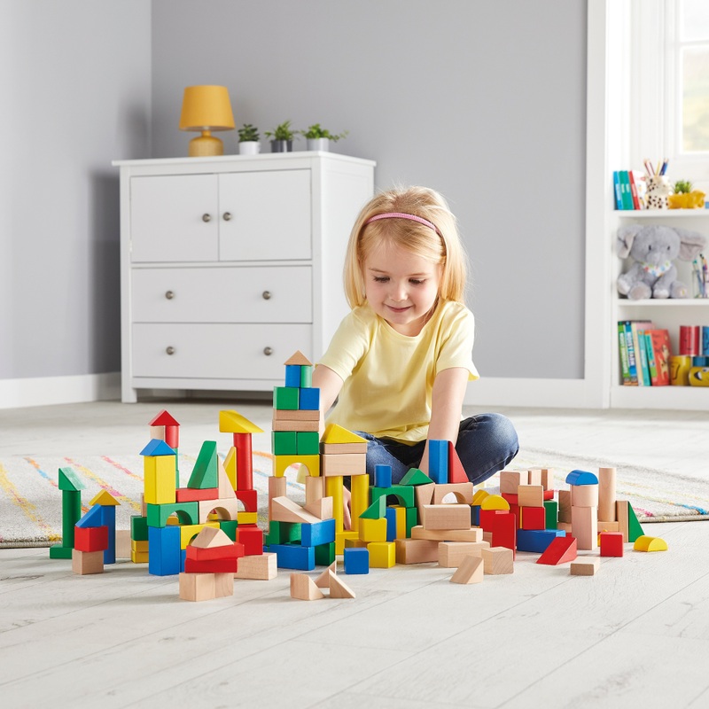 Squirrel Play - Blocs de Construction en Bois 50 Pièces