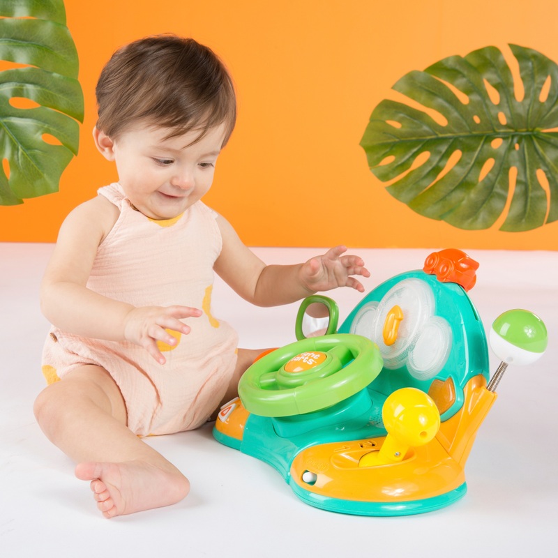 Bright Starts Baby Speelgoed Lights & Colors Driver Activity Center met Stuur