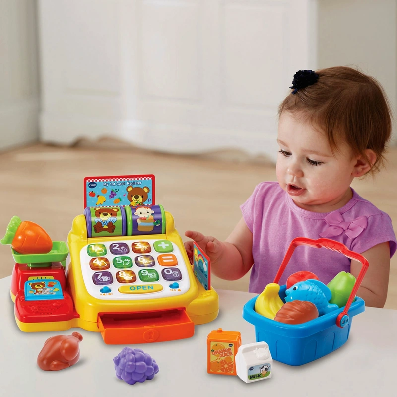 VTech My 1st Cash Register interactive scanner