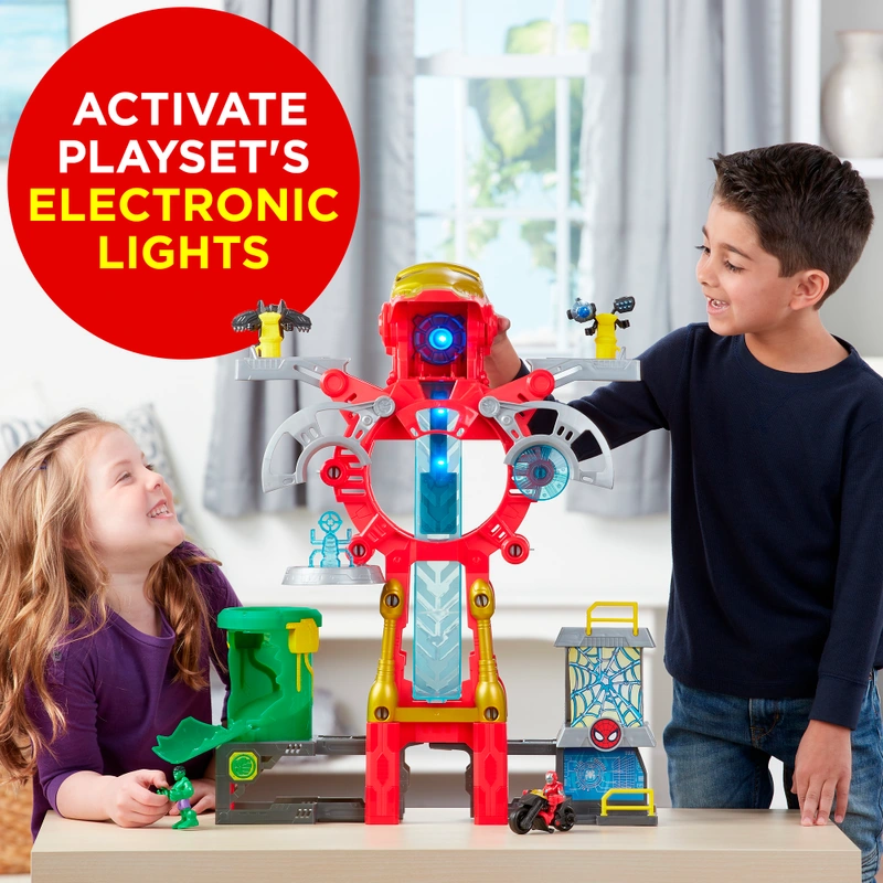 Playskool Heroes Marvel Super Hero Adventures Playset Iron Man Headquarters