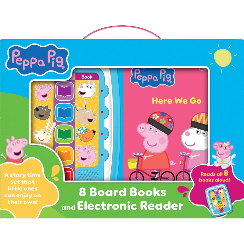 Peppa Pig 8 book library collection UK