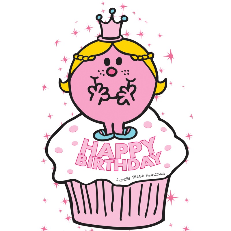 Little Miss Birthday Card (No Age)