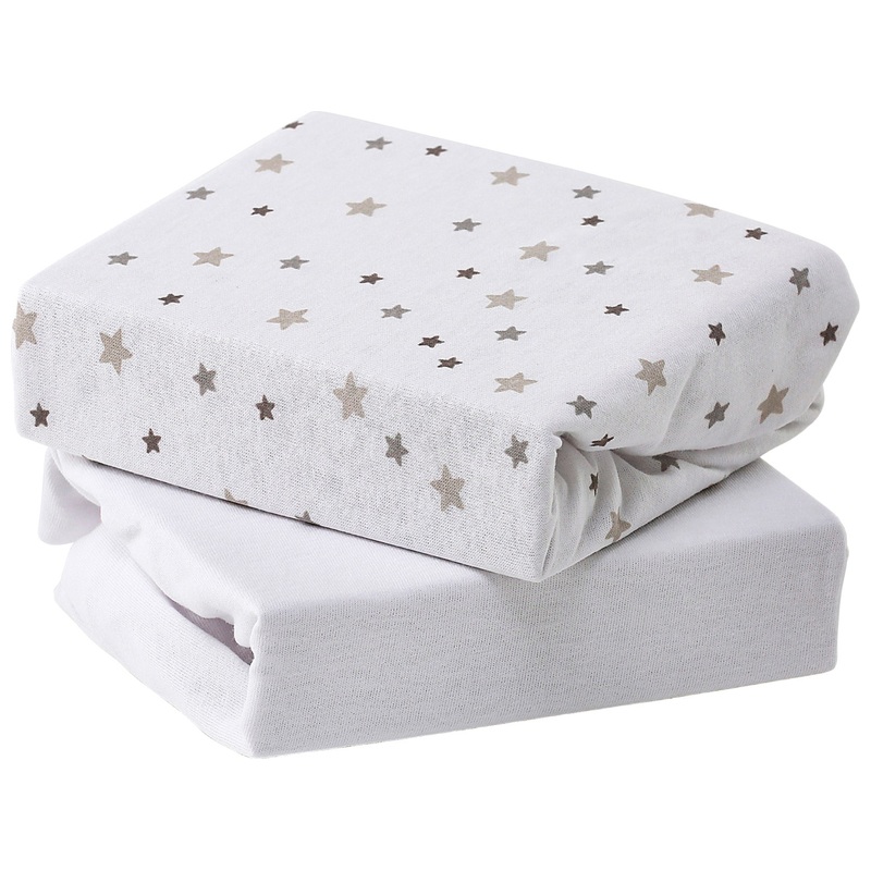 Baby Elegance - Lot 2 Draps en Jersey 140x70 cm