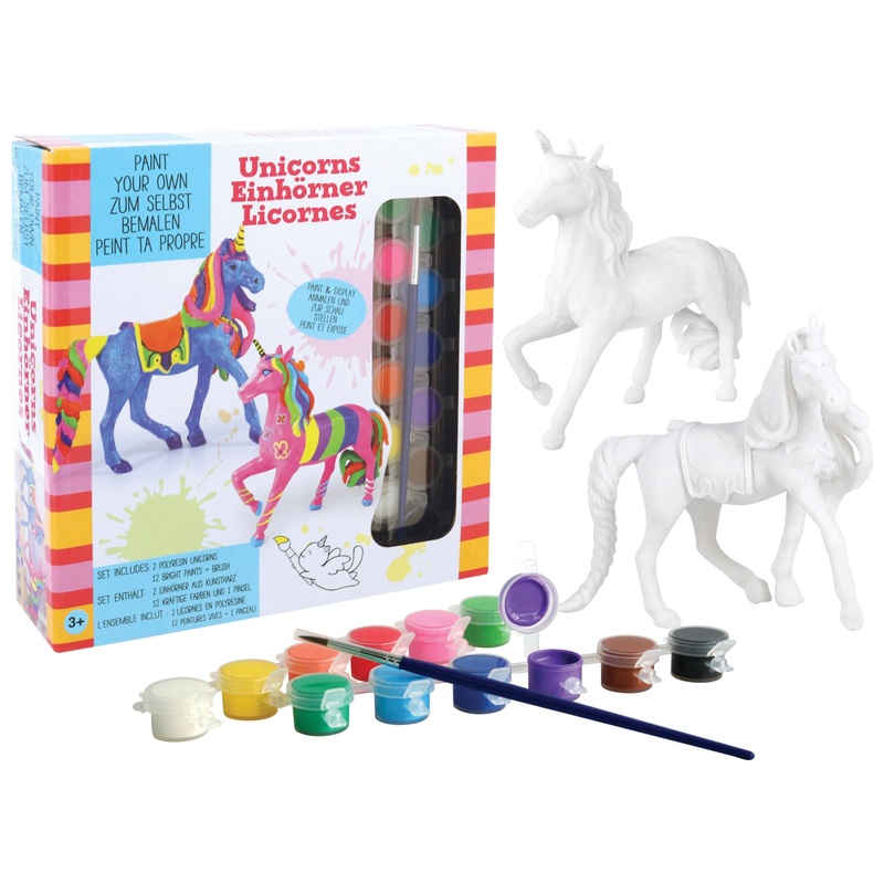 Paint Your Own eenhoorns om te schilderen