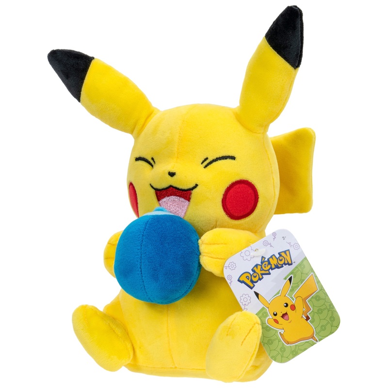 Pokémon Knuffel Lente-Pikachu met Lum Berry 20 cm