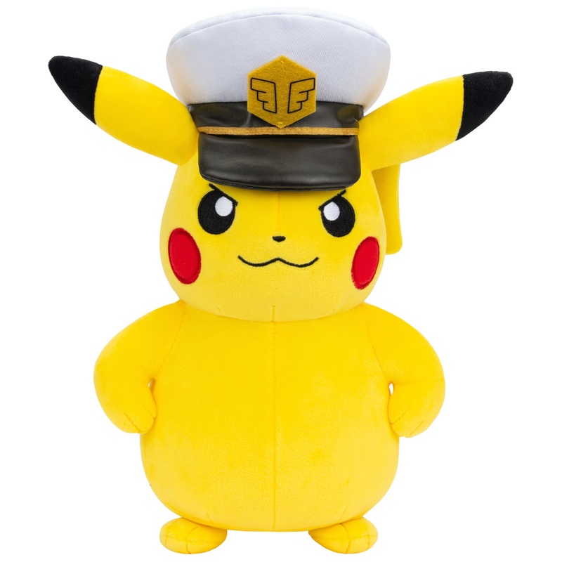 Pokémon Knuffel Kapitein Pikachu 20 cm