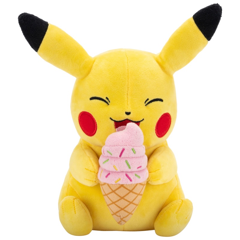 Pokémon Knuffel Pikachu met IJs 20 cm