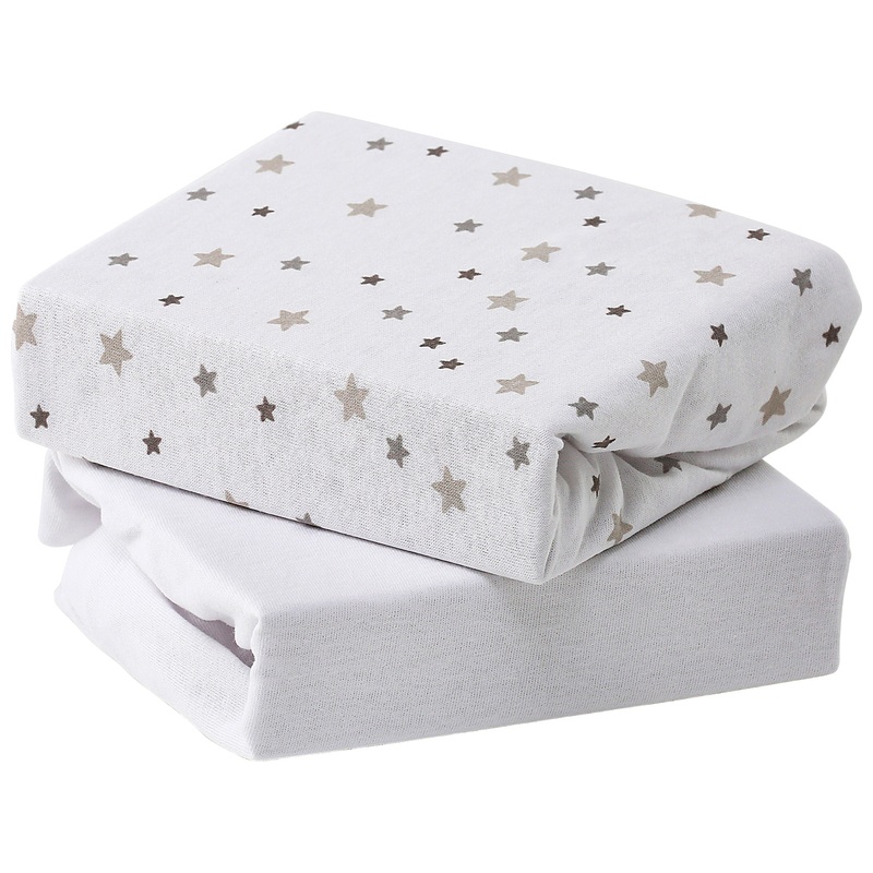 Baby Elegance - Lot 2 Draps en Jersey 95x45 cm