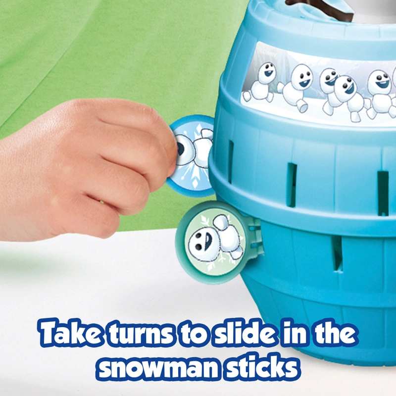 Children playing Disney Frozen Pop-Up Olaf Game