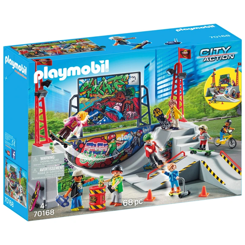PLAYMOBIL City Action 70168 Gördeszkapark – fő nézet