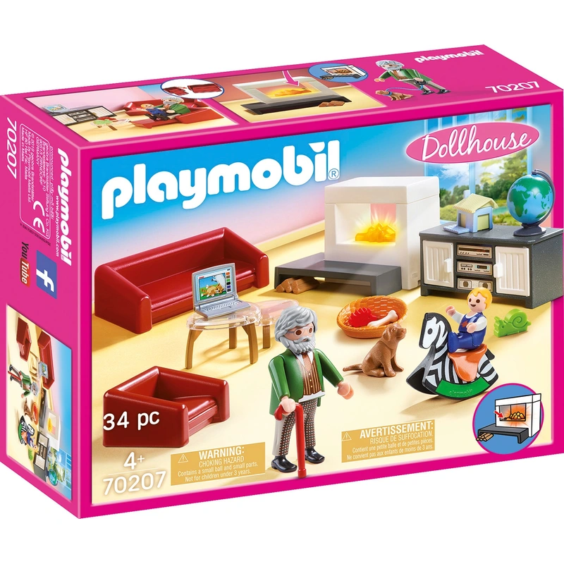 PLAYMOBIL Babaház 70207 Hangulatos nappali – fő nézet