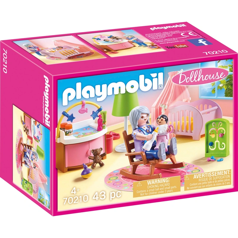 PLAYMOBIL Babaház 70210 Babaszoba – fő nézet