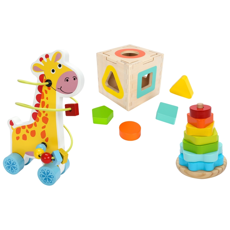 Squirrel Play - Jeux en Bois 3-en-1