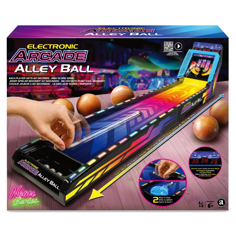 Electronic Arcade Alley Ball Skee-Ball Lane tabletop unit UK
