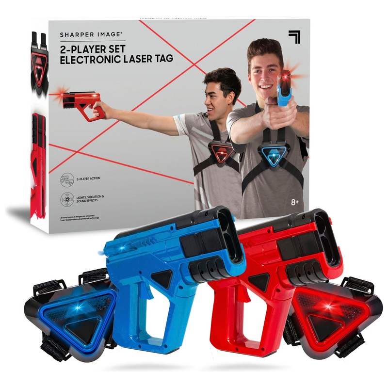 Sharper Image - Coffret 2 Blasters Lasertag avec Gilets Électroniques