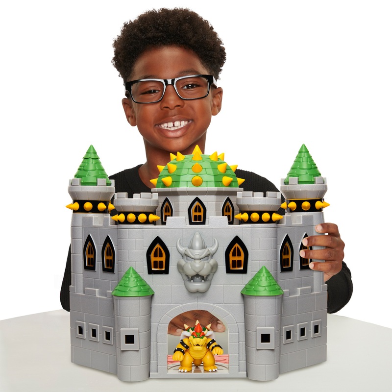 Nintendo Super Mario Speelset Bowser's Kasteel met Geluid en Figuur