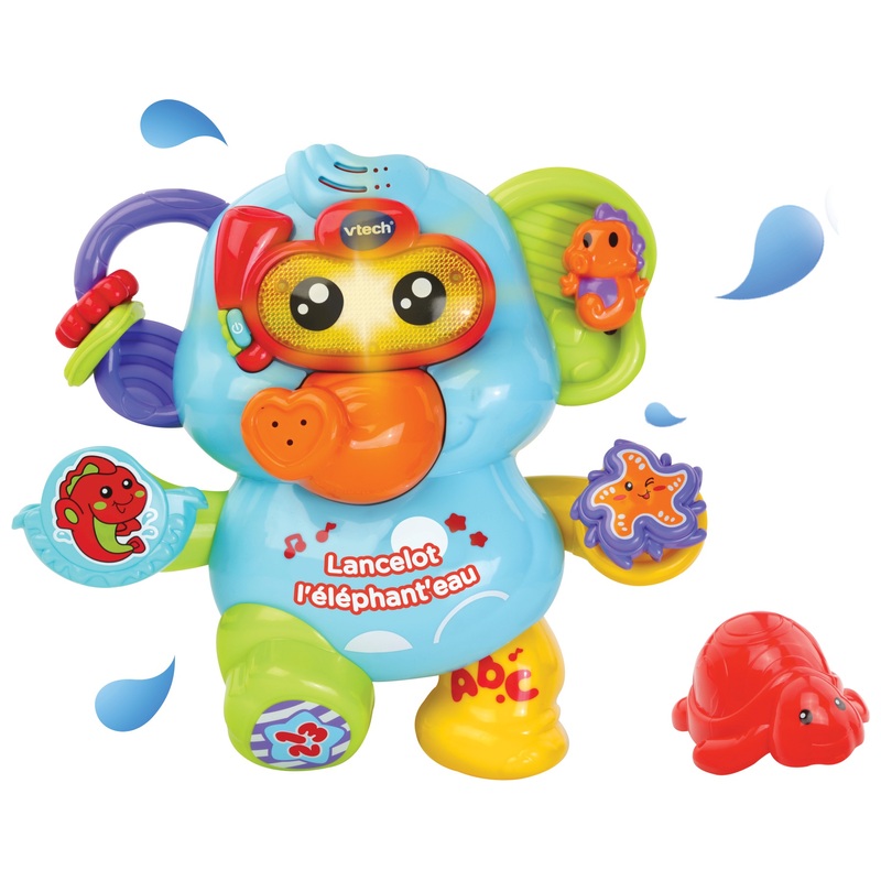 VTech - Jouet de Bain Lancelot L'Éléphant'Eau