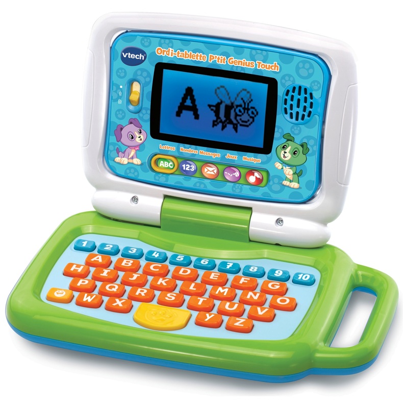 VTech - Ordi-Tablette P'tit Genius Touch - Vert