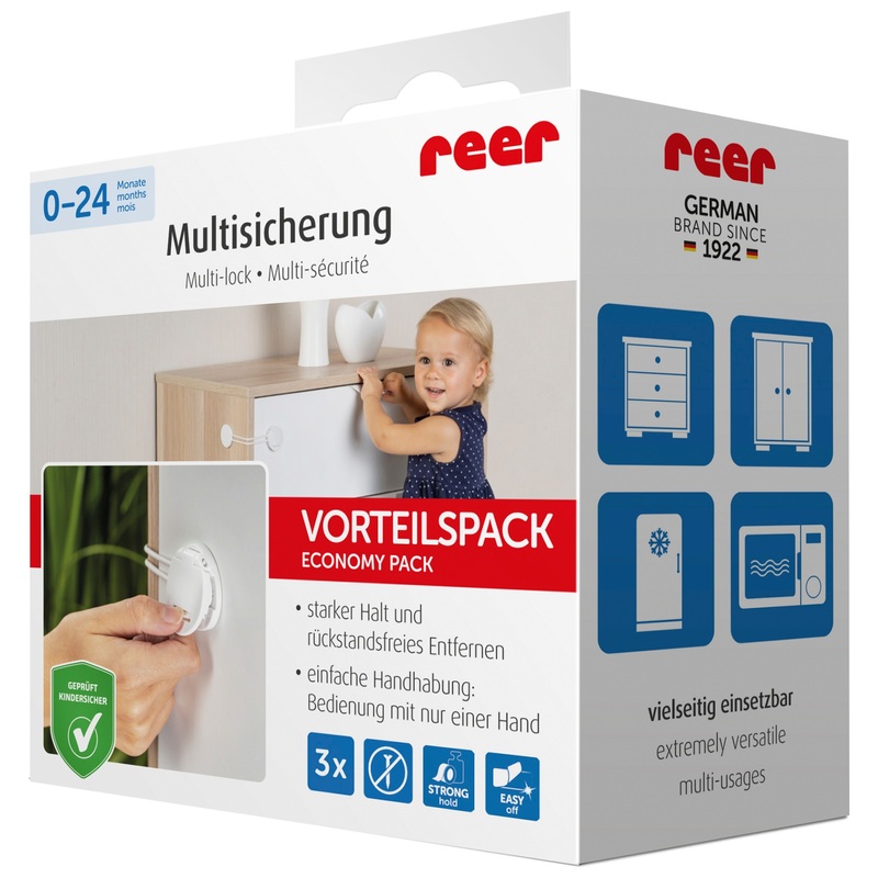 reer Kindersloten voor Kasten en Lades 3-Pack