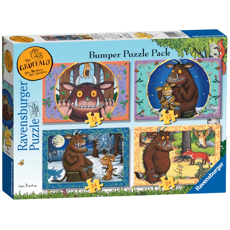 Ravensburger The Gruffalo Jigsaw Puzzles Bumper 4 Pack