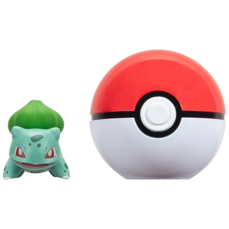Pokemon Pokémon Clip 'N' Go Pack Poké Ball and Bulbasaur Battle Figure pokemon cards product image