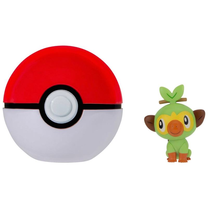 Pokémon - Poké Ball Clip 'N' Go et Figurine Ouistempo 5 cm
