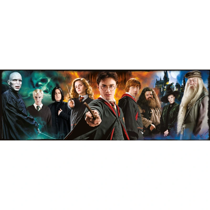 Clementoni Harry Potter 1000 piece panorama puzzle box front view UK