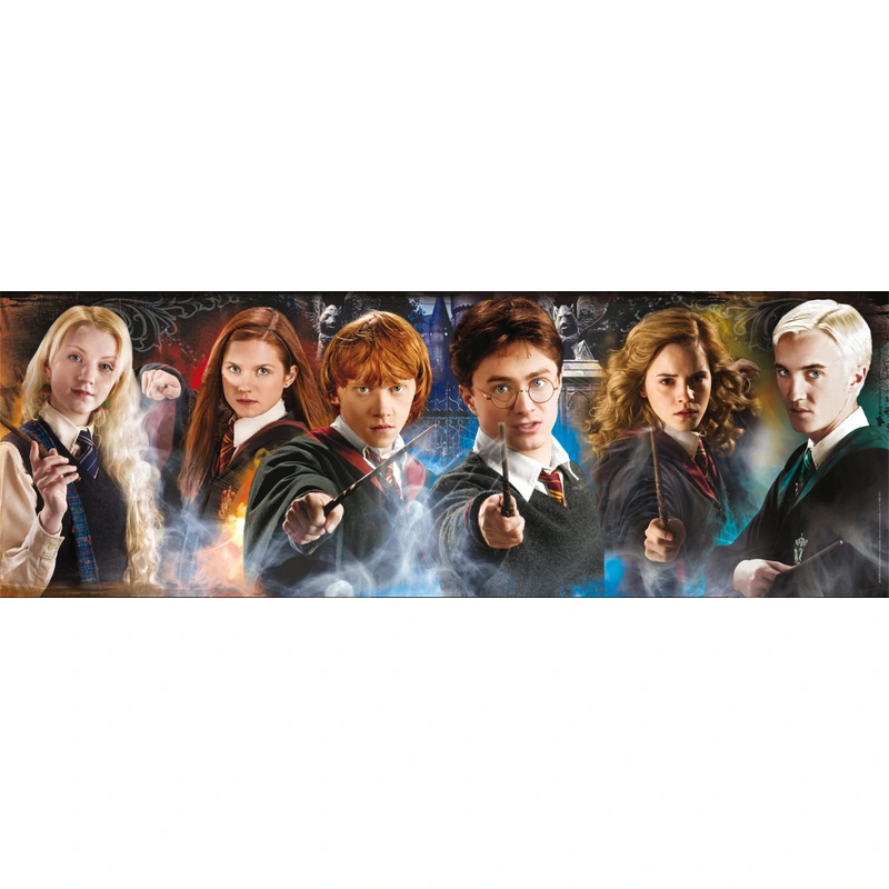Detail of high quality puzzle pieces from Harry Potter set