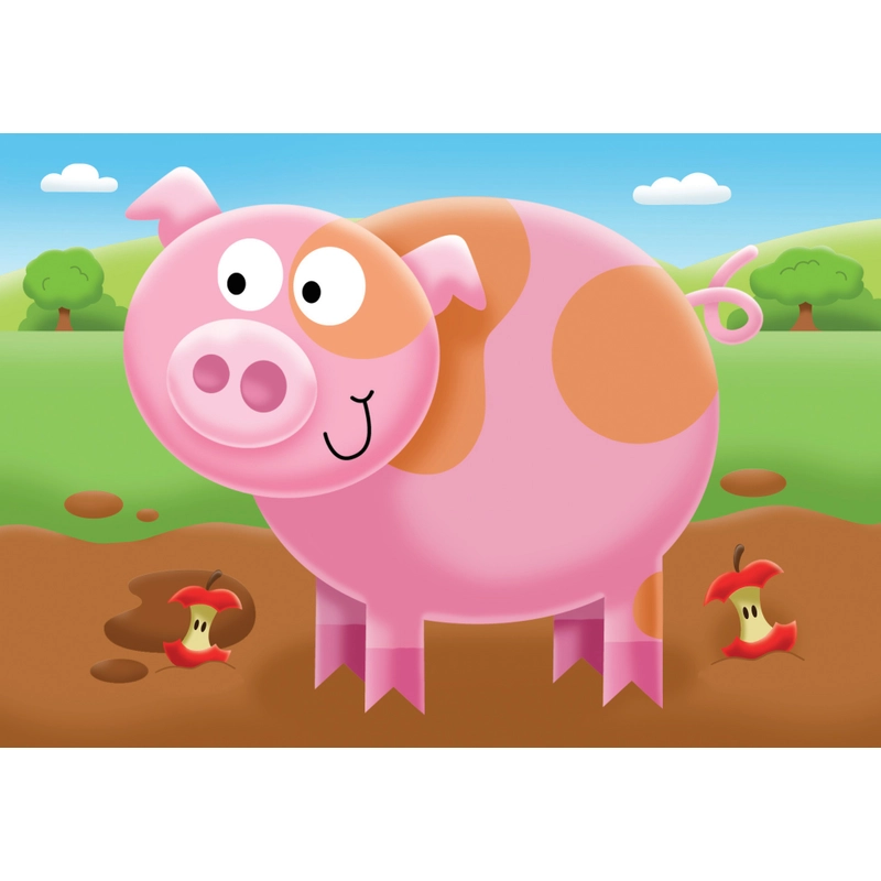 Four pack of farm puzzles for toddlers by Ravensburger UK