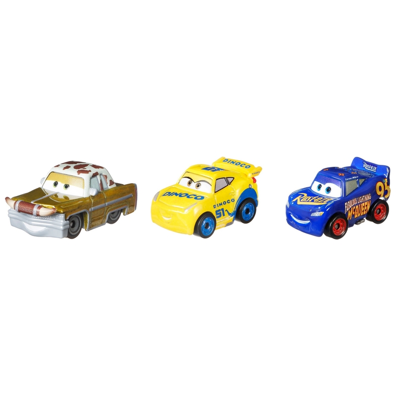Disney Pixar - Cars Coffret 3 Mini-Véhicules Mini Racers