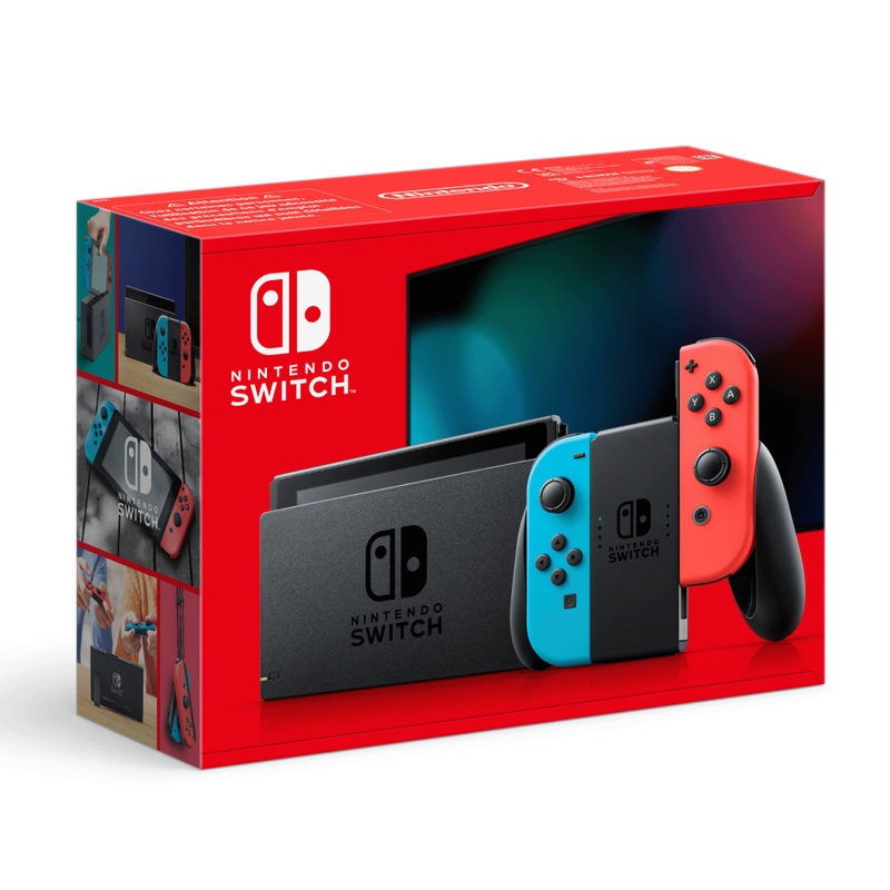 Nintendo Switch Console Neon rood/blauw