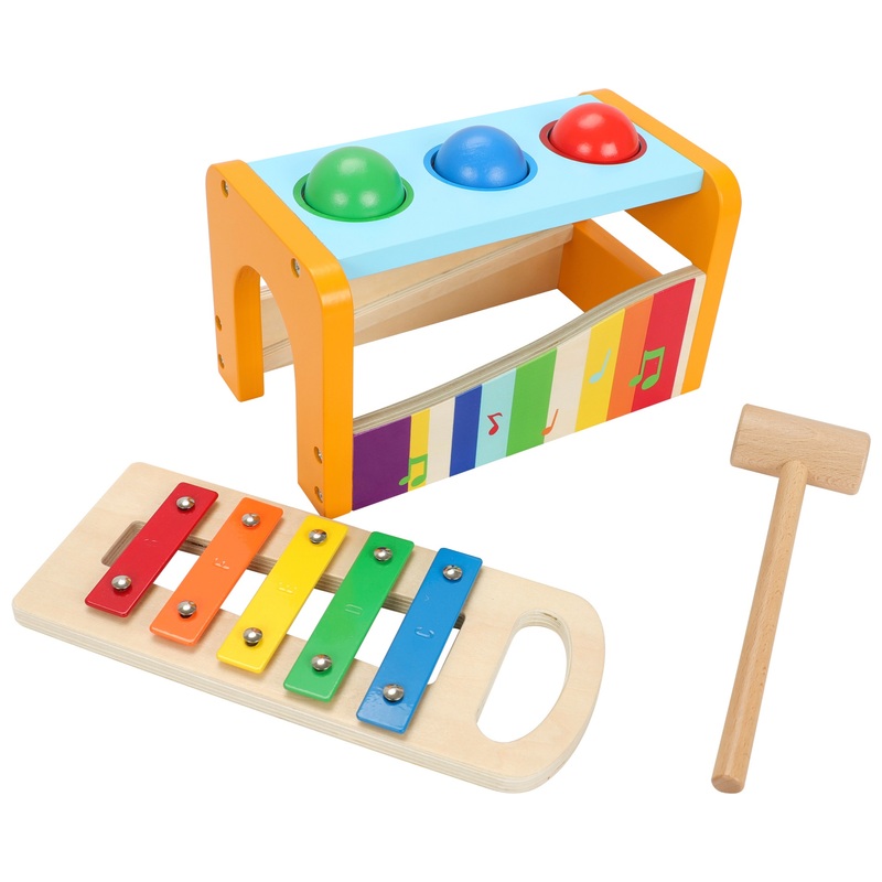 Squirrel Play 2-in-1 houten xylofoon