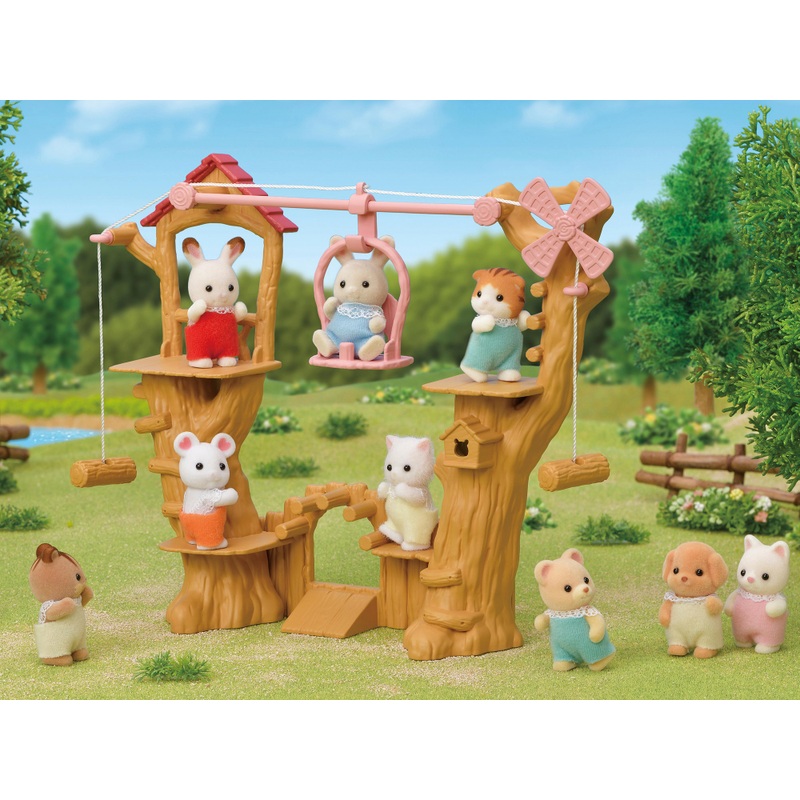 Sylvanian Families - La Tyrolienne et le Bébé Lapin Crème
