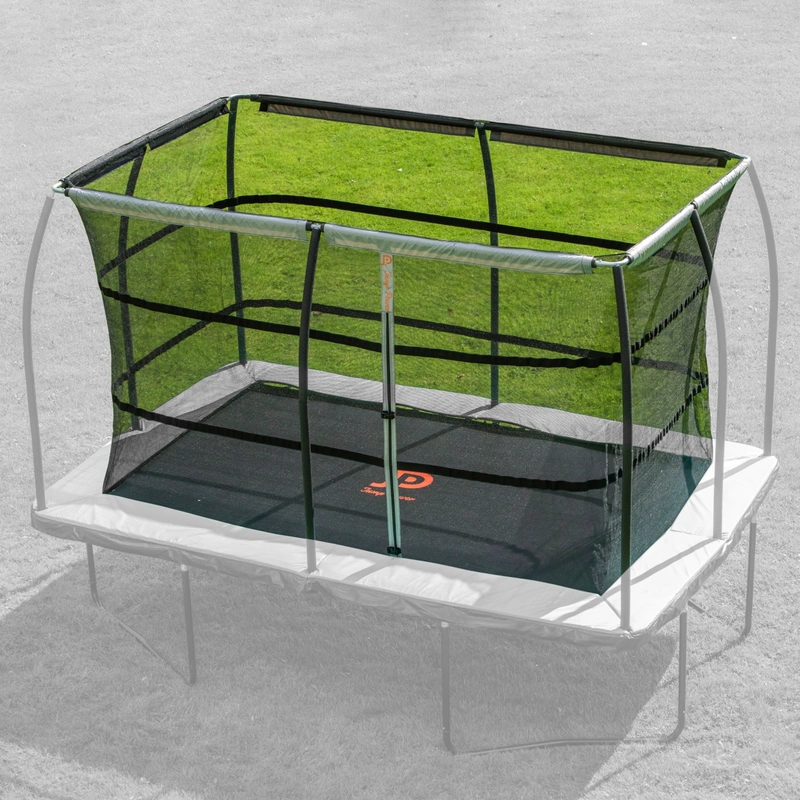 12 x 8ft Jump Power Rectangle Trampoline in a garden