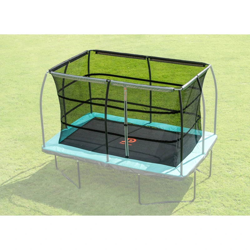Safety net and enclosure details of the trampoline