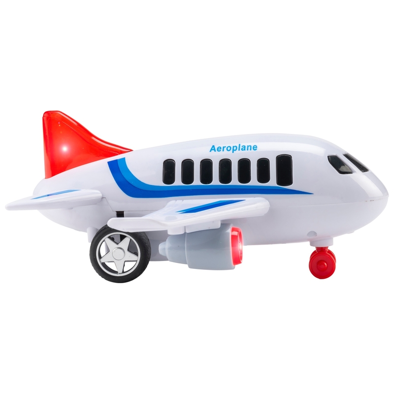 Super Wheelz Vliegtuig met Licht en Geluid 18 cm